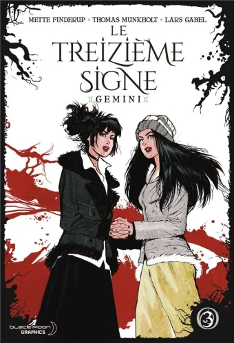 Couverture du manga Gemini Tome 3, « Le treizième signe »