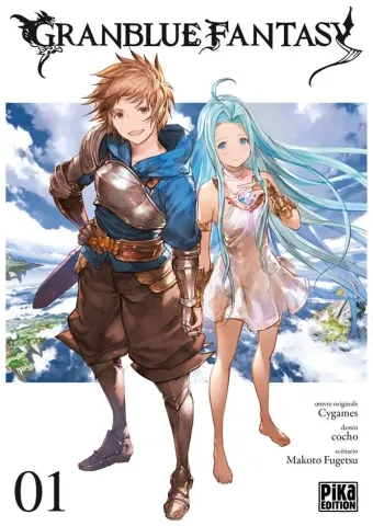 Couverture du manga Granblue fantasy Tome 1