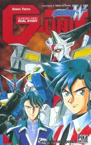 Couverture du manga Gundam wing dual story G-unit Tome 1