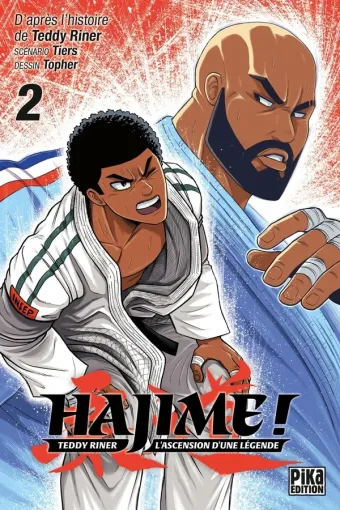 Couverture du manga Hajime ! – Teddy Riner, l’ascension d’une légende Tome 2