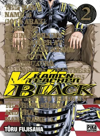 Couverture du manga Kamen teacher black Tome 2