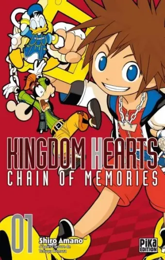 Couverture du manga Kingdom hearts, chain of memories Tome 1
