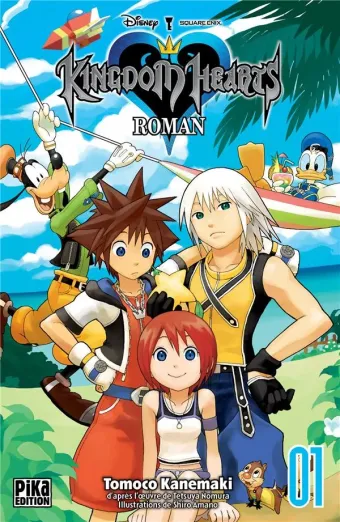 Couverture du manga Kingdom hearts – roman Tome 1