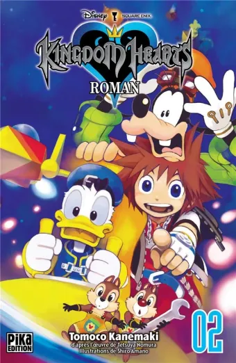 Couverture du manga Kingdom hearts – roman Tome 2