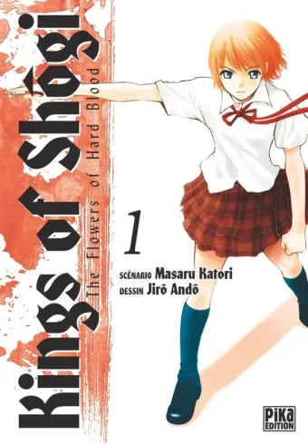 Couverture du manga Kings of shôgi – the flowers of hard blood Tome 1