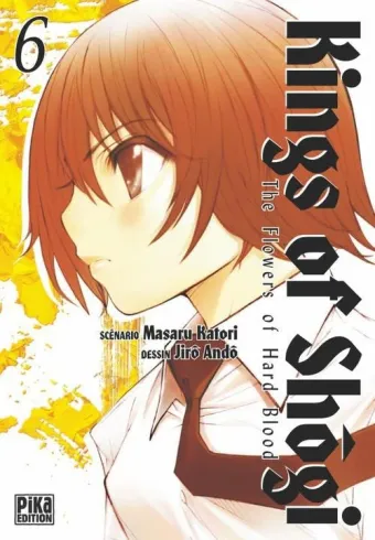 Couverture du manga Kings of shôgi – the flowers of hard blood Tome 6