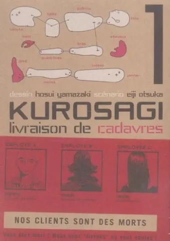 Couverture du manga Kurosagi – livraison de cadavres Tome 1