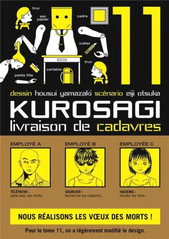 Couverture du manga Kurosagi – livraison de cadavres Tome 11