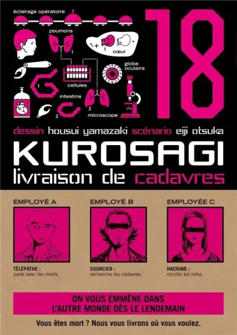 Couverture du manga Kurosagi – livraison de cadavres Tome 18