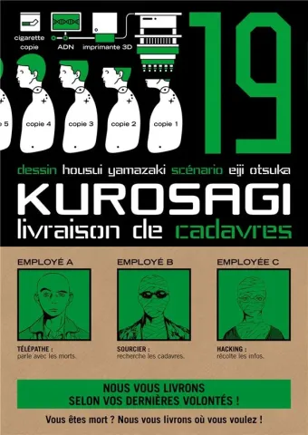 Couverture du manga Kurosagi – livraison de cadavres Tome 19