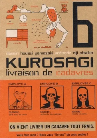 Couverture du manga Kurosagi – livraison de cadavres Tome 6