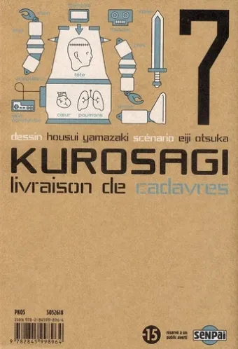 Couverture du manga Kurosagi – livraison de cadavres Tome 7