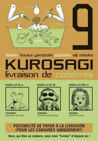 Couverture du manga Kurosagi – livraison de cadavres Tome 9