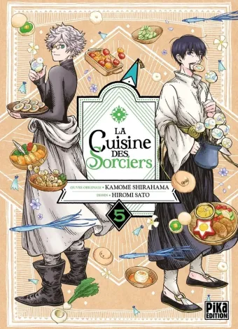 Couverture du manga La cuisine des sorciers Tome 5