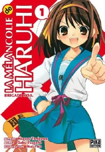Couverture du manga La mélancolie de Haruhi – brigade SOS Tome 1