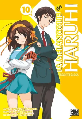 Couverture du manga La mélancolie de Haruhi – brigade SOS Tome 10