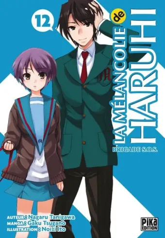 Couverture du manga La mélancolie de Haruhi – brigade SOS Tome 12