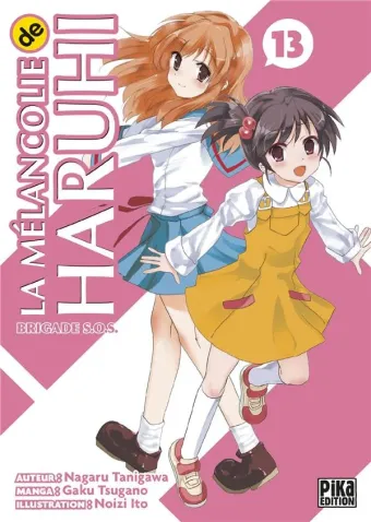 Couverture du manga La mélancolie de Haruhi – brigade SOS Tome 13