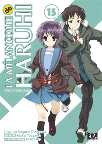 Couverture du manga La mélancolie de Haruhi – brigade SOS Tome 15