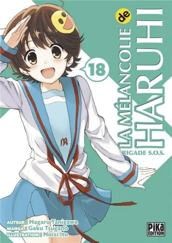 Couverture du manga La mélancolie de Haruhi – brigade SOS Tome 18