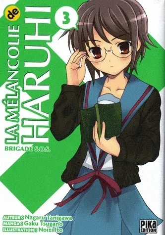 Couverture du manga La mélancolie de Haruhi – brigade SOS Tome 3