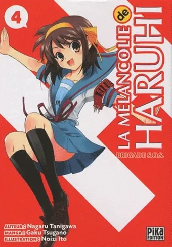 Couverture du manga La mélancolie de Haruhi – brigade SOS Tome 4