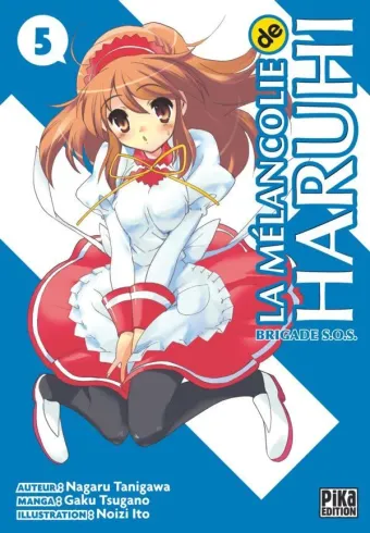 Couverture du manga La mélancolie de Haruhi – brigade SOS Tome 5