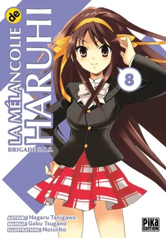 Couverture du manga La mélancolie de Haruhi – brigade SOS Tome 8
