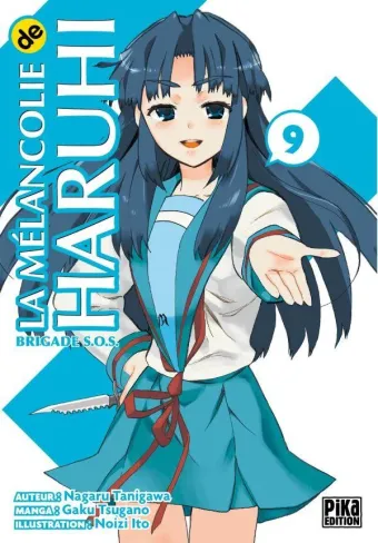 Couverture du manga La mélancolie de Haruhi – brigade SOS Tome 9