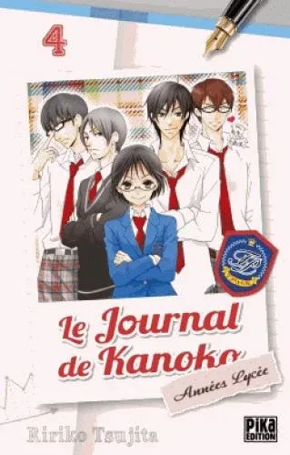 Couverture du manga Le journal de Kanoko – années lycée Tome 4