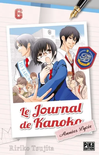 Couverture du manga Le journal de Kanoko – années lycée Tome 6