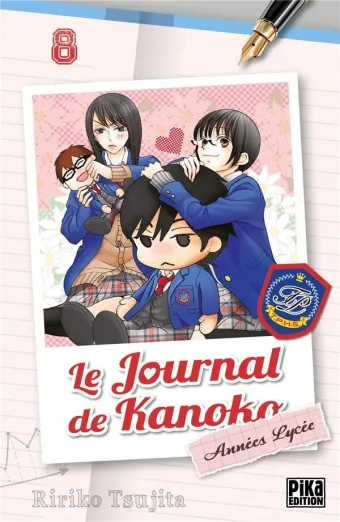 Couverture du manga Le journal de Kanoko – années lycée Tome 8