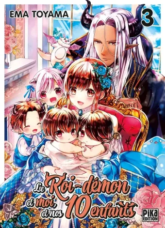 Couverture du manga Le roi-démon et moi, et nos 10 enfants Tome 3