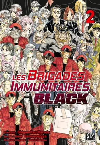 Couverture du manga Les brigades immunitaires black Tome 2