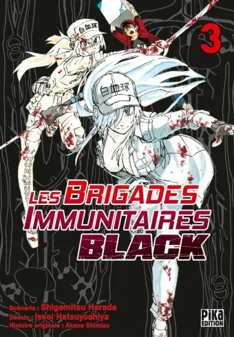 Couverture du manga Les brigades immunitaires black Tome 3
