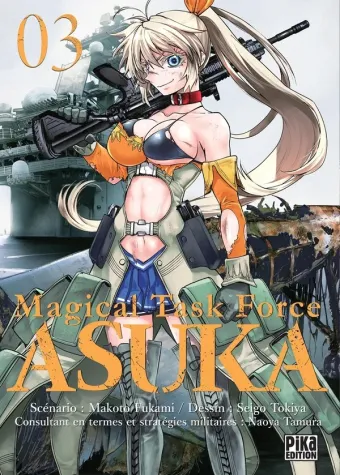 Couverture du manga Magical task force Asuka Tome 3, « Magical task force Asuka »