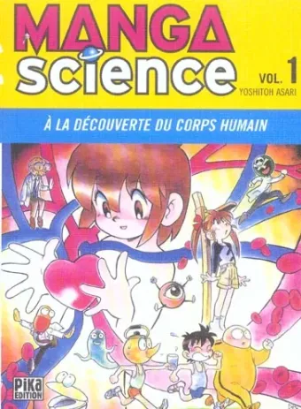 Couverture du manga Manga science Tome 1, « À la découverte du corps humain »