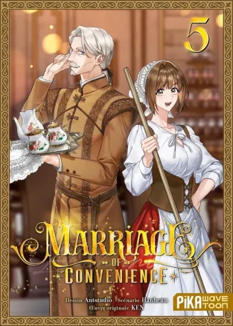 Couverture du manga Marriage of convenience Tome 5