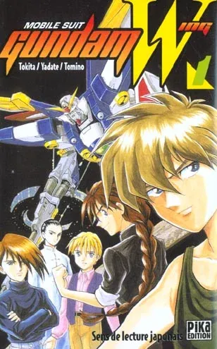 Couverture du manga Mobile suit gundam wing Tome 1
