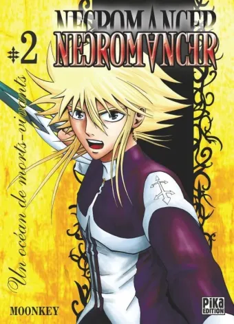 Couverture du manga Nécromancer Tome 2, « Un océan de morts-vivants »