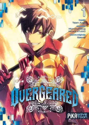 Couverture du manga Overgeared Tome 1, « Overgeared »
