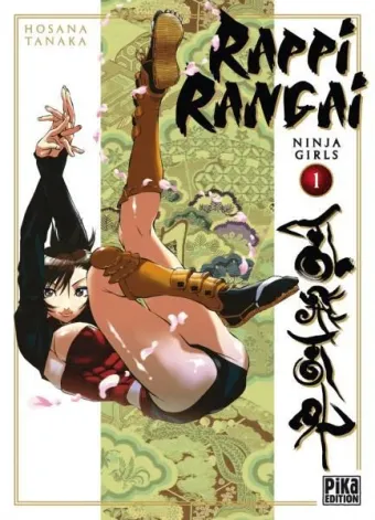 Couverture du manga Rappi rangai – ninja girls Tome 1