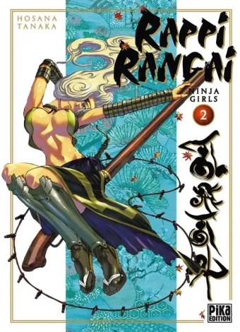 Couverture du manga Rappi rangai – ninja girls Tome 2