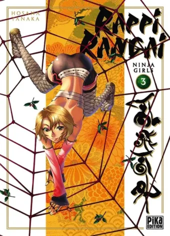 Couverture du manga Rappi rangai – ninja girls Tome 3