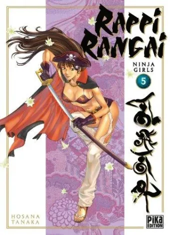 Couverture du manga Rappi rangai – ninja girls Tome 5