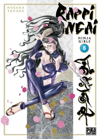 Couverture du manga Rappi rangai – ninja girls Tome 8