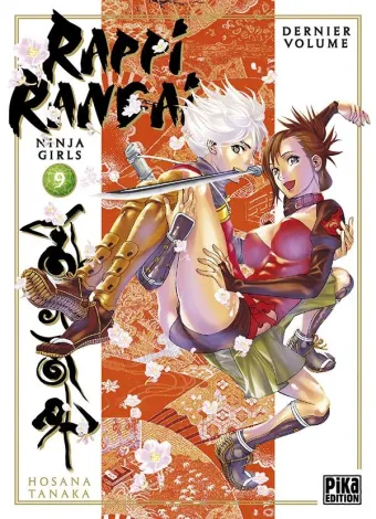 Couverture du manga Rappi rangai – ninja girls Tome 9