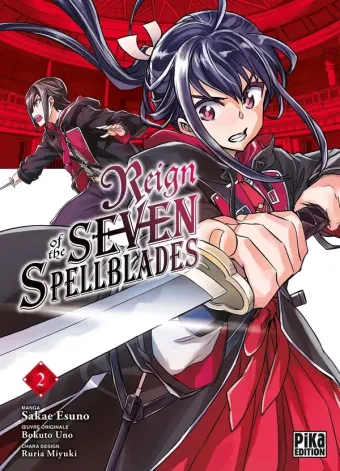 Couverture du manga Reign of the seven spellblades Tome 2