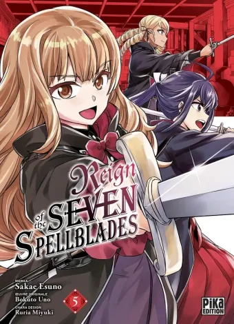 Couverture du manga Reign of the seven spellblades Tome 5