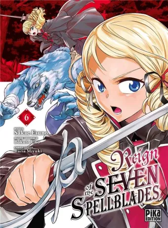 Couverture du manga Reign of the seven spellblades Tome 6